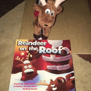 Reindeer on the Roof Story Book and Toy